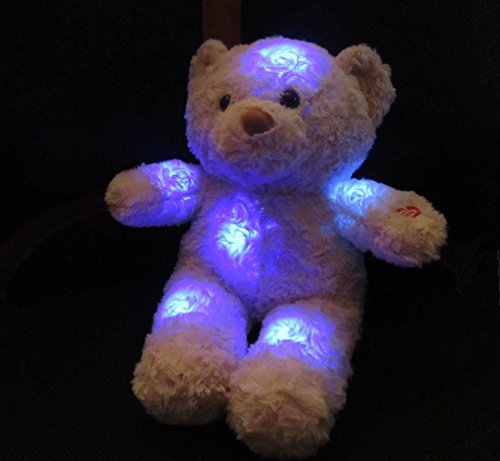 S+K GmbH 'Oso de peluche con luz nocturna LED Tamaño aprox. 21 cm fácil dulce