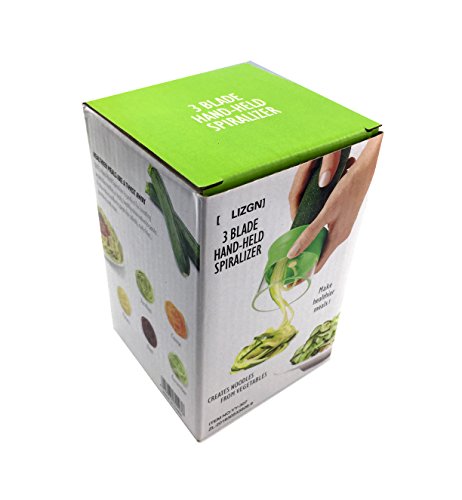 3 Blade 3 Fach Edelstahl Slicer Twister Spiralschneider Gemüsestreifen Gemüsespaghetti NEU - 4