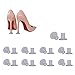 Produktbild GingerUP 9 Paare Absatzschoner Stöckelstulpen Fersenschutz Stöckelschuh Absatzschutz Gastgeschenk High Heel Schutz Protectors für die Schuhe Stiletto Stöckelschuh mit S/M/L 3 Größe