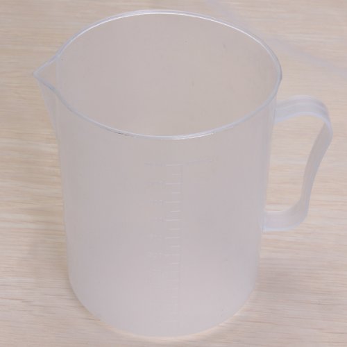 SODIAL(R) 1000ml Transparenten Kunststoffbecher Messbecher Mit Griff - 6