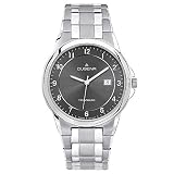 Dugena Herren Titan-Armbanduhr, Allergikerfreundlich, Quarzwerk, Gent, Silber/Anthrazit, 4460513