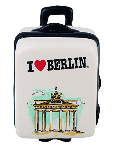 Preisvergleich Produktbild Spardose / Sparbüchse / "Mini Koffer I love Berlin"
