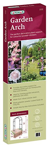 Gardman 1,9 x 1 m 1.9 x 1 m Garten Arch – Schwarz - 3