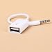 Produktbild Auto SUV MP3 3,5 mm AUX Audio Plug Jack zu USB 2.0 Kabel Konverter weiblich