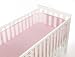 BreathableBaby Safe Mesh Cot Liner Bumper - 4 Sided Various Baby Pink