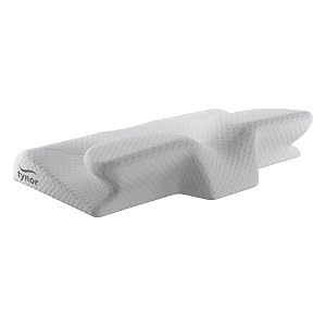 TYNOR Elite Anatomic Memory Pillow, for Neck Pain Relief & Spine Support, Soft Comfort for Better Sleep | Pressure Relief for Back & Side Sleepers | Universal Fit (Pack of 1, White)
