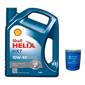 Pitstop - Oil change Kit - Shell HX7 Engine Oil + Filter - Hyundai i20 (Petrol)