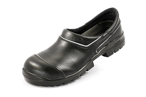 SIKA Proflex Clogs geschlossen mit Stahlkappe und Fiber Zwischensohle, schwarz, S3 + SRC