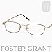 Produktbild Pretty Smart Glasses Foster Grant rot, schwarz & gold mit Rand Lesebrille + 2.0