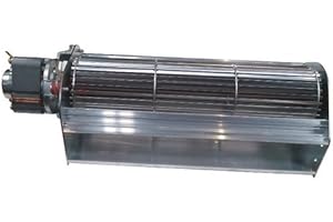 EASYRICAMBI Moteur ventilateur tangentiel 406 mm – Embout 310 x 44 pour poêles à granulés EMMEVI FERGAS 149502