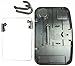 ECVISION Multi-Functional Portable Car Seat Back Laptop PC Tray Car Auto Seat Foldable Tablet Mount Tray iPad Stand Holder Desk Table Drink Food Cup Tray Car Steering Wheel Desk for Travel (Black)