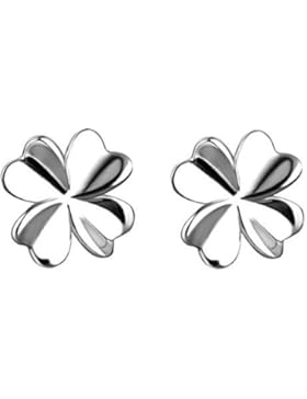 B.Z La Vie Damen Ohrringe Sterling Silber Klee Mädchen Geschenk