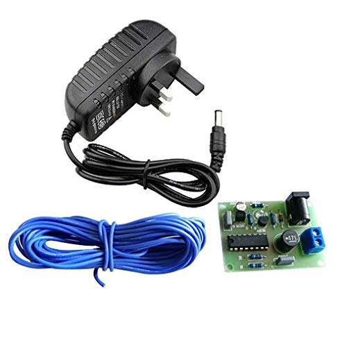 Preisvergleich Produktbild Elektronische Wasser Entkalker Entkalker Klimaanlage DIY montiert Kit für Kupfer PVC-Rohr mit 12 V 2 A Adapter...