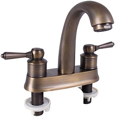 CNBBGJ European-style bathroom Cabinet style faucets antique copper faucet hot and cold water,Standard