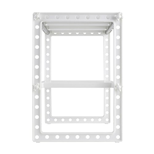 HOMFA Küchen Unterschrankregal flexibel Spülschrankregal Badregal Küchenregal variabel Steckregal für den Spülbeckenunterschrank - 5