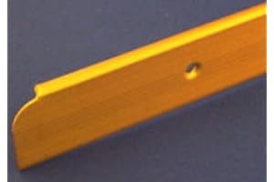 Rolabond Kitchen Worktop Trim End Cap Matt Gold 40mm x 630mm