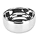 B-Comrade(TM) Shave Soap Cup with Lid, Stainless Steel Dual Layer Shaving Mug Bowl