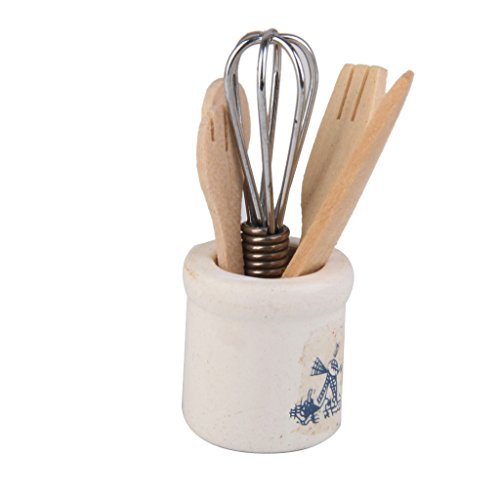 1/12 Set Utensilio de Cocina Miniatura para Casa de Muñeca