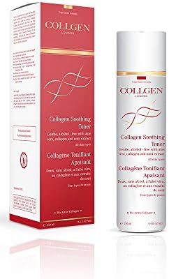 Collagen Soothing Toner 250ml -Gentle, alcohol- free with Aloe Vera, Collagen and Noni plant extract