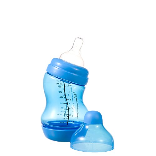 Difrax S-Baby Bottle (200 Ml, Blue, Wide)