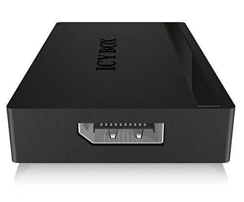 Icy Box IB-AC513 USB 3.0 zu DisplayPort 1.2 Adapter mit 4K Unterstützung bis 3840×2160 / 30 Hz (schwarz) - 2