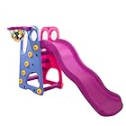 Baybee Grand Folding Slide, Plastic Play Slide Climber With Score Keeper, Outdoor Play Set Climber | Suitable For Boys & Girls ( Blue )
