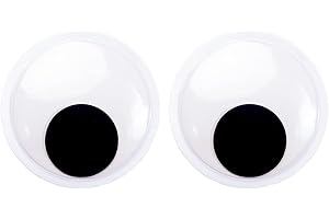 UNVOJL 2 Pieces Giant Googly Eyes Large Self Adhesive Googly Eyes for DIY Scrapbooking Crafting (180mm)