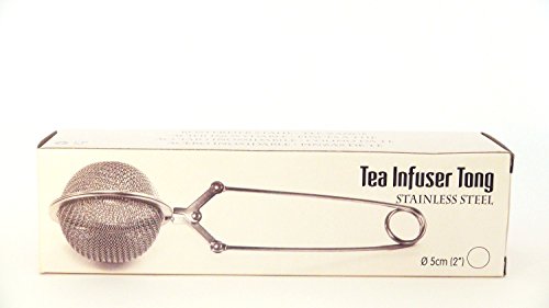 Teezange Teesieb Gewürzzange aus Edelstahl 5 cm Teezubehör Gewürz Tee Ei-Zange - 2