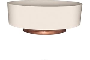 The HC Companies CSB08000A58C020LRDHU planters, Vanilla Bisque