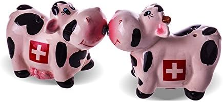 Salt and Pepper Set Cow Ceramic Set of 2