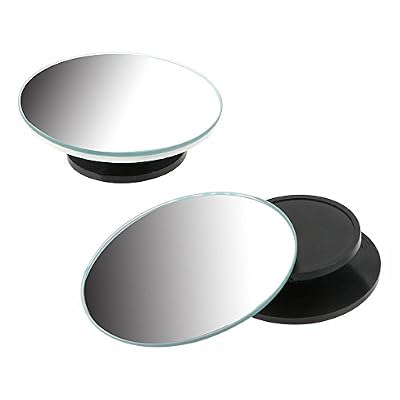 NOPNOG 2 pcs/lot Voiture Blind spot miroirs rond Miroir convexe Rétroviseur