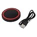Generic Universal Round QI Wireless Charger Charging Pad Plate for Phone Red Circle RS.345.00