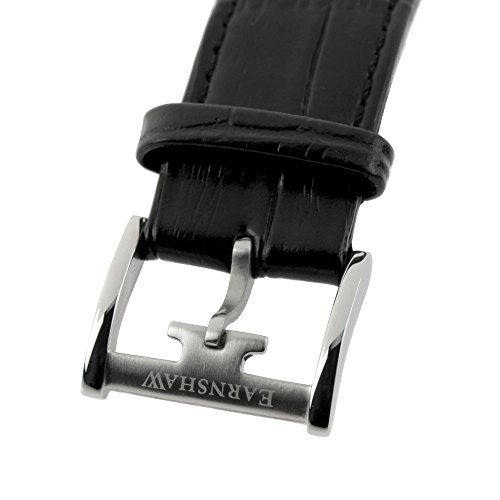 Thomas Earnshaw Maskelyne Men's Quartz Watch with White Dial Analogue Display with Black Leather Strap ES-8031-01