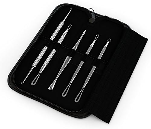 Blackhead Removal Tools And Kit - The Smart Salon Professional Blackhead Removal Kit With 5 Individual Tools. The Perfect Kit To Remove Blackheads, Spots, Blemishes, Pimples, Acne And General Facial Impurities. 100% Satisfaction Guarantee.