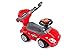 KP0233 RED Baby Walker DELUXE MEGA CAR 3in1 with Parent Handle