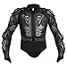 Produktbild Moto Cross Enduro Motorrad Protektorenjacke Zum Fashion Skilaufen Zum Motorrad Fahren Brustprotektor Protektor Jacke (Color : Schwarz, Size : S)