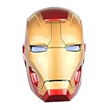 La parte posterior del casco es desmontable, vaya a la cubierta posterior, colóquese el casco, coloque suavemente la cubierta posterior e inmediatamente transforme en Iron Man.