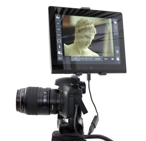 Photecs® Tablet an DSLR Adapter Set „Pro V1“ (9-teiliges Set aus Qualitätskomponenten), +++ Fernsteuerung von Canon und Nikon DSLR über Smartphone o. Tablet +++ - 3