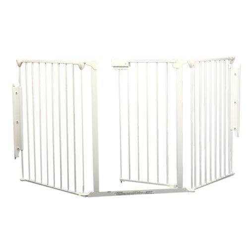BabyDan Multi Panel Flexible Fire Surround White