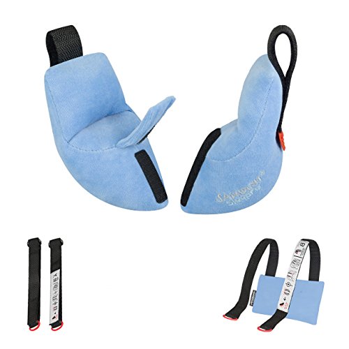 SANDINI SleepFix® Baby – Baby Schlafkissen/ Nackenkissen mit Stützfunktion – VIELE FARBEN – Baby Erstausstattung: Kindersitz-Zubehör für Auto/ Fahrrad/ Reise – Verhindert das Abkippen/ Nach vorne fallen des Kopfes im Schlaf – Designed in Germany/ Made in EU - 4