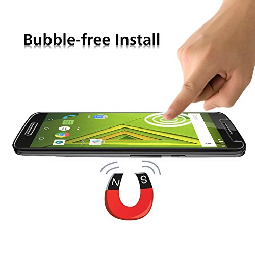  2 Unidades  Motorola Moto X Play Protector de Pantalla  iVoler  0 3mm Dureza 9H  Protector de Pantalla de Vidrio Templado Cristal Protector para Motorola Moto X Play -Dureza de Grado 9H  Espesor 0 30 mm  2 5D Round Edge- Ultra-trasparente   Anti-golpe   Ajuste Perfecto   No hay Burbujas - Garant  a Incondicional de 18 Meses