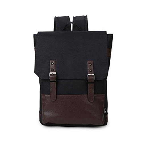 Wewod Junge Vintage Wasserdicht Rucksack Madchen Oxford Tuch Freizeit Schultasche Mit Klappentaschen