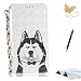 Produktbild iPhone 8 Plus Handyhülle,iPhone 7 Plus5.5 Hülle,TOUCASA Brieftasche flip PU leder ledercase magnet leder klappbar Hülle etui tasche 360 grad Karte Halterung Kartenfächer extra Dünn Klapphülle [3D Glitter Surface] Hidden Magnetic Closure [Life Time Warranty] für Apple iPhone 8 Plus/iPhone 7 Plus5.5-3D-Gefühl gut+ Gratis Touch Stylus Pen & Staubstecker