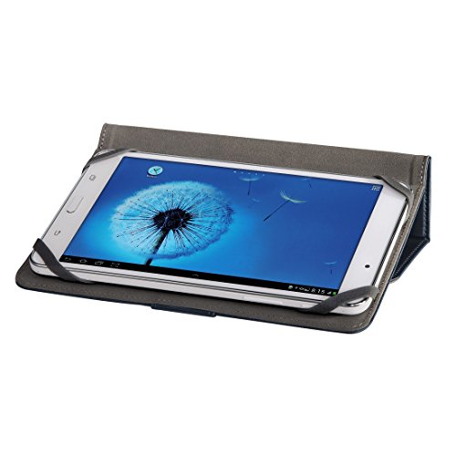 Hama Hülle für Tablets bis 17,8 cm (7 Zoll) mit Standfunktion und herausnehmbarer Kletthalterung, blau - 3