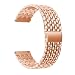 Produktbild myqyiyi Fitbit Blaze Smart Watch Edelstahl-Armband Mode-Streifen roségold