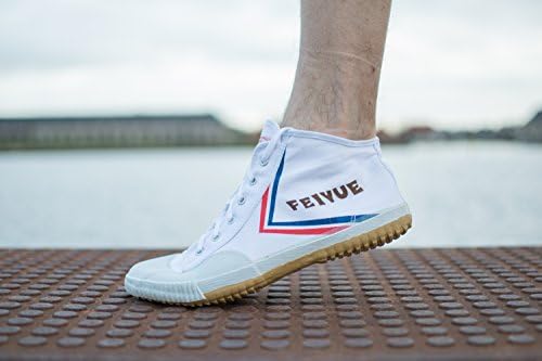 top one Feiyue Kungfu Martial Arts Taichi Trainer high top Shoes - For Men and Women (white, 38)
