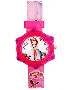 VITREND(R-TM) Latest Model Very Interesting Dial Analog Watch for Boys & Girls(Red/Blue/Green/Yellow/Black Sent As Per Available Colours)