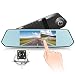 Produktbild Dashcam Rückspiegel Dashcam Monitor Autokamera 7 Zoll IPS Touchsreen Spiegel DashCam mit 170 Weitwinkel,Bewegungserkennung,Parkmonitor,Loop-Aufnahme (Black)