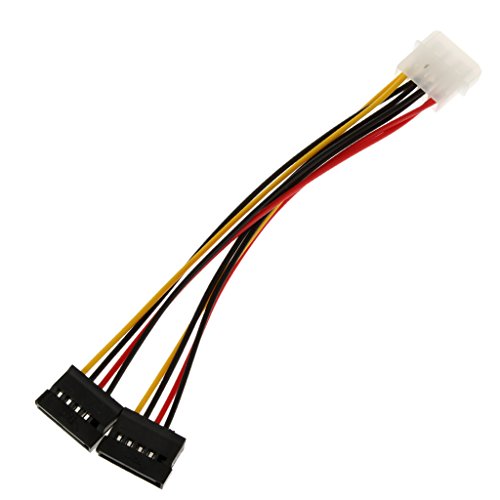 Generic 4-Pin Computer-Netzteil Kabel Strom-Adapter-Kabel für Powering SATA CD / DVD-Laufwerke, Festplatten und anderen Datenspeichervorrichtungen mit Molex (4-polig) Stromquellen - 2