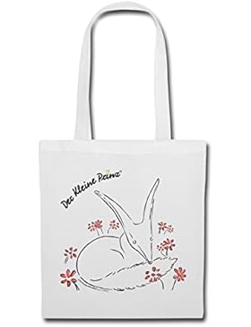 Spreadshirt Der Kleine Prinz Der Fuchs Im Rosengarten Stoffbeutel
